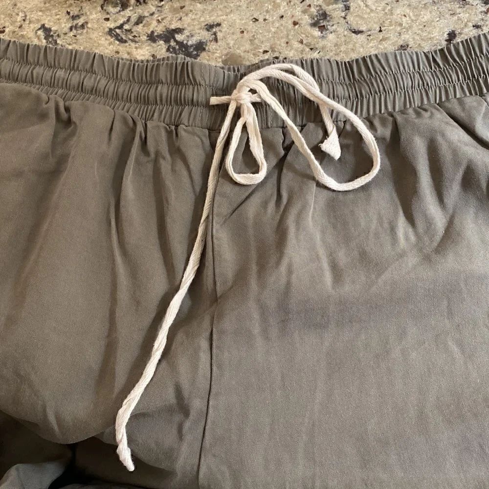 GeeGee Army Green Drawstring Jogger - Picture 2 of 8